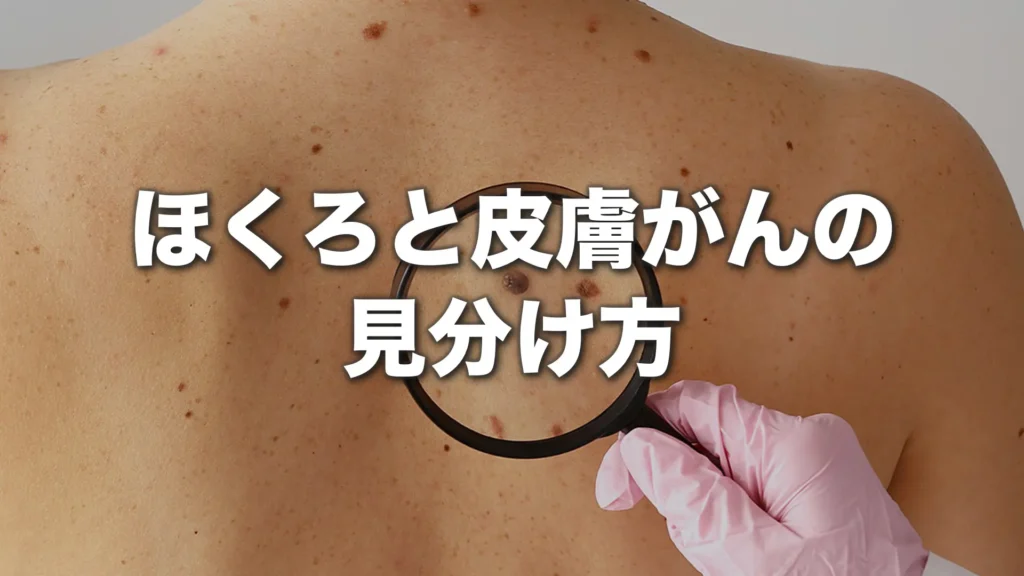 ほくろと皮膚がんの見分け方